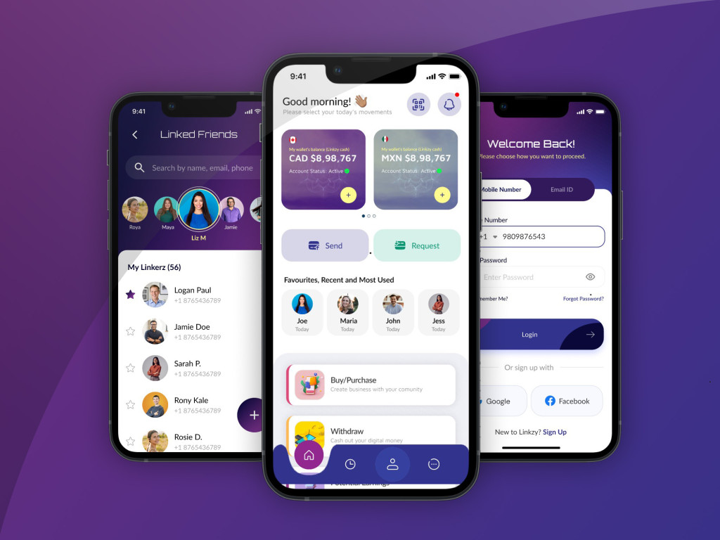 LINKTEK PLATFORM - Users view